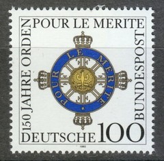 Germany 1992 MNH Mi 1613 Sc 1746 British Order of Merit **