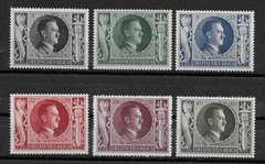 Germany Third Reich Mi# 844-849 MH Hitler’s 54th Birthday Full Set 1943 *