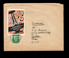 Germany Stuttgart 9.15.28 Tied International Luftfahrt Austellung Berlin Imp 8d