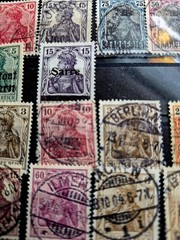 GERMANY Reich 1921 Inflation Dull Surcharge Germania (Lots #0394)