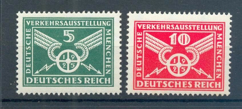 Dr. Weimar Traffic Exhibition 370/71 Set** MNH Mint Never Hinged 50EUR (70358