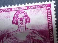 Nazi Germany 1933 Wagner Parsifal Stamp 40 Pfg 507A MH pre-WW2 Third Reich