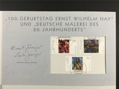 GERMAN POST ART-EDITION 2002/42 ART PAINTINGS GEMÄLDE KUNST