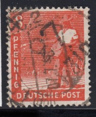 District 27 No. 009A Leipzig Postage 8 Pf. Certified