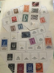 GERMANY SEVERAL pieces album pages remainder’s USED mint stamps LOT Collection