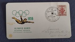COVER AUSTRALIA XVI OLYMPIAD MELBOURNE 1956 ATHLETICS (F5819)