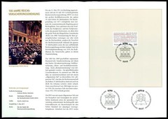 GERMANY FOLDER 2011/18 REICHS-VERSICHERUNGSORDNUNG REICHSTAG BERLIN