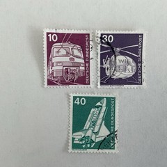 24 Germany stamps~1971-1982~Accident prevention~Macke~joust+German occupation