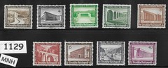 #1129 MNH Stamp set ScB93-B101 1936 Germany Third Reich Winter relief fund