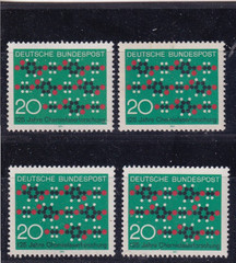 Bundesrepublik MNH ** 664 Scott 1054 Chemistry Research 4x