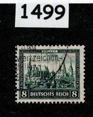 Used stamp Sc B34 / Aachen Cathedral 1930 / Weimar republic Germany #1499