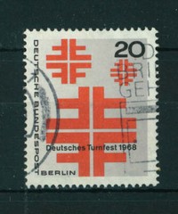 Germany Berlin 1968 Athletics Festival, Berlin. Used Sg B315.