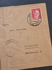 WWII Third Reich Cover 1940s Göttingen Oberbürgermeister Letterhead 12pf Hitler