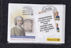 `ODZ&GERMANY 8 VERY GOOD DEUTSCHE POST EXHIBITION COVERS LOOK ALL DIFFERENT 877