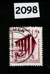 Used stamp Scott B139 1939 Hitler’s culture fund Stuttgart Germany #2098