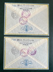 -200 USD down Zeppelin two twin R covers RRR 1933 Südamerika-Chicagofahrt