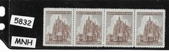 MNH stamps / B a M WWII Occupation / St Vitus Cathedral Prague / Third Reich era