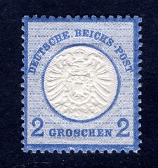 GERMANY 1872 20 ** MNH LUXURY FLAWLESS EAGLE ISSUE UNSIGNED (F7820