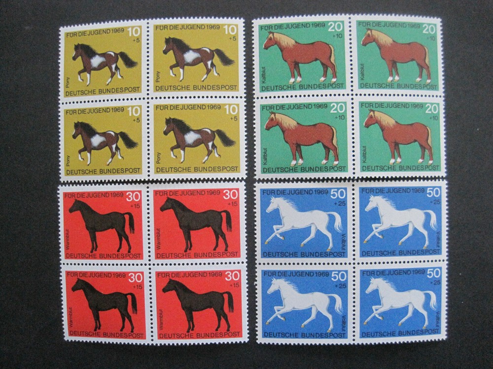 Block of Four Stamps MiNr. 578-581 Mint** (GB 1855)