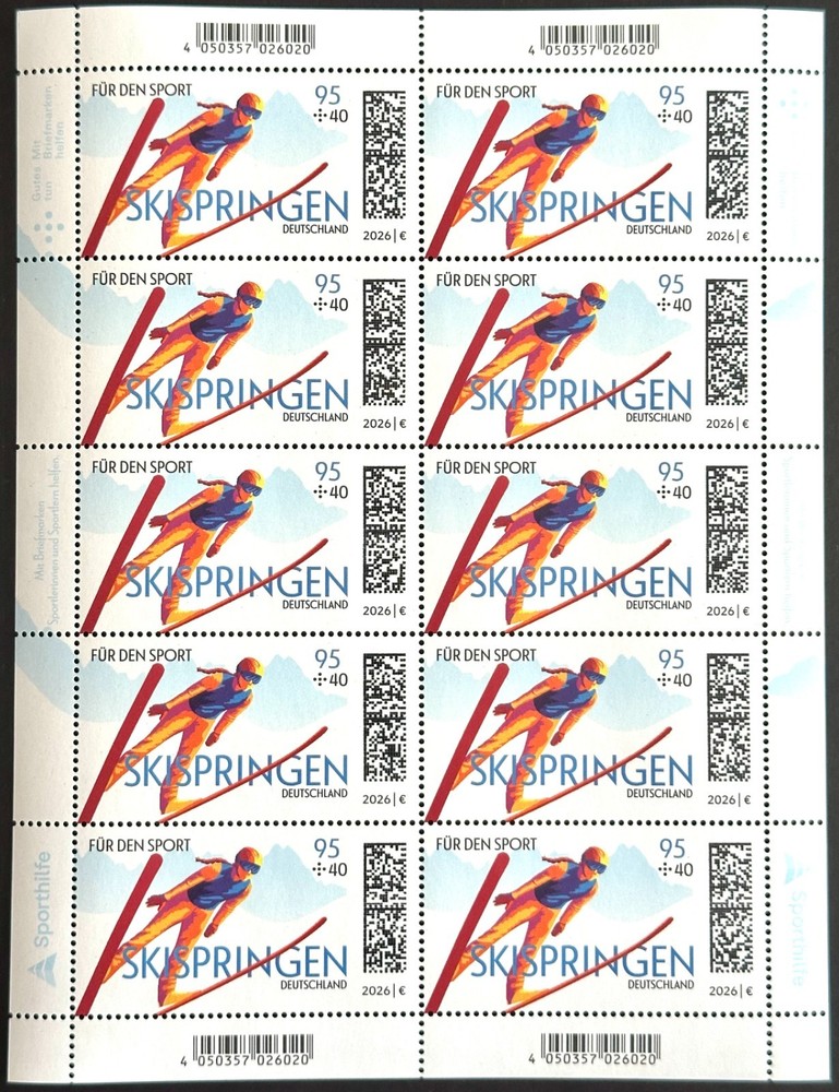 FEDERAL NEW ISSUES MAY 2026 SELECTION SHEET Mi. 3965-3967 3969-3970 / SHEET GERMANY!