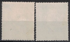 GERMANY:1940 SC#B186-B187 MH Dr. Emil von Behring, bacteriologist. AJ707