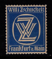 Germany Early 1900s Frankfurt Willi Sachuckelt Stamp MNH – S52223