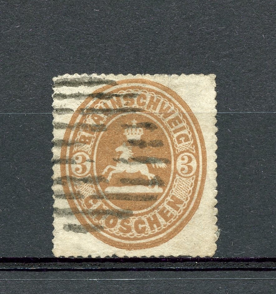 Germany-Brunswick #26 (G856) „Leaping Saxon Horse“, Used, FFVF, CV$160.00