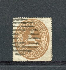 Germany-Brunswick #26 (G856) „Leaping Saxon Horse“, Used, FFVF, CV$160.00