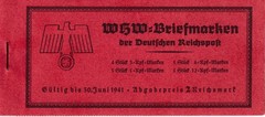 Stamp Germany Mi MHB 115-6 1940 WW2 3rd Reich Winter Buildings MNH
