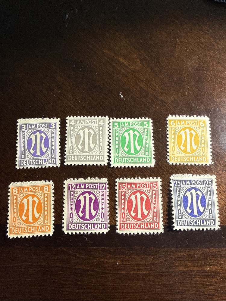 Germany mixed Stamps 1940’s Lot Of 8 MNH