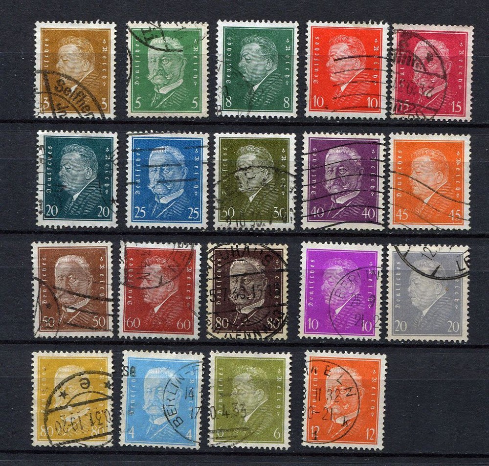 German Reich : German President set from 1928 – used