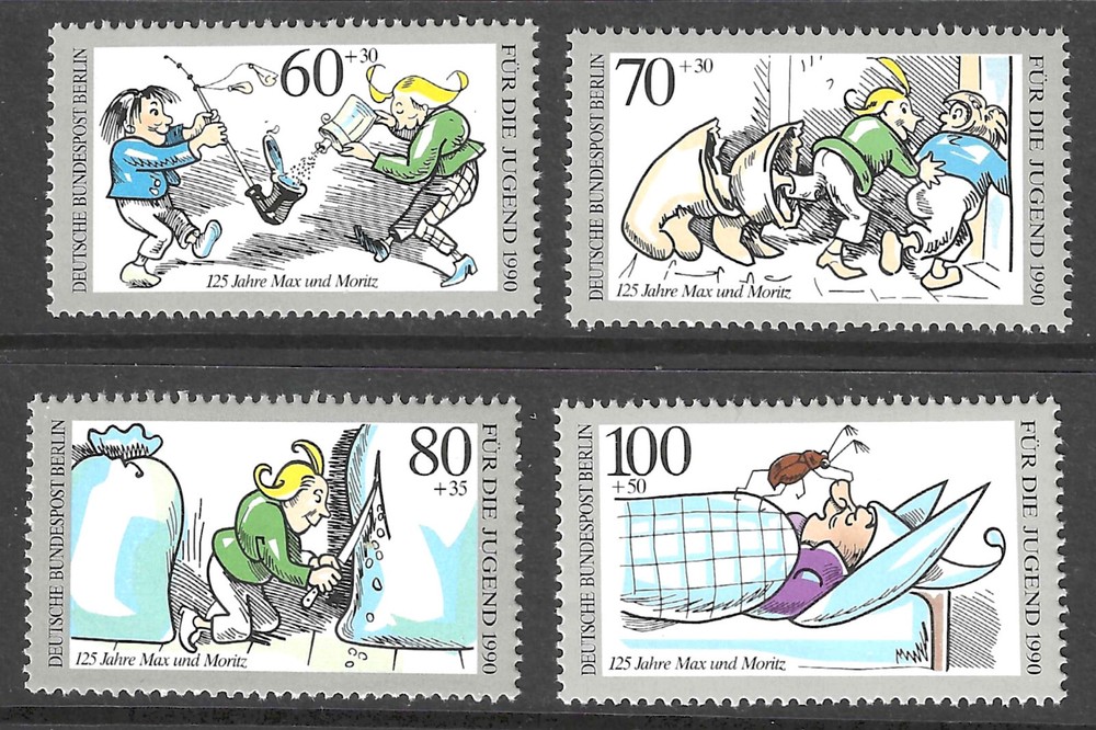GERMANY BERLIN # 9NB279 – 9NB282 MNH PO Fresh Cmplt Set (’25 SCV $8.20)