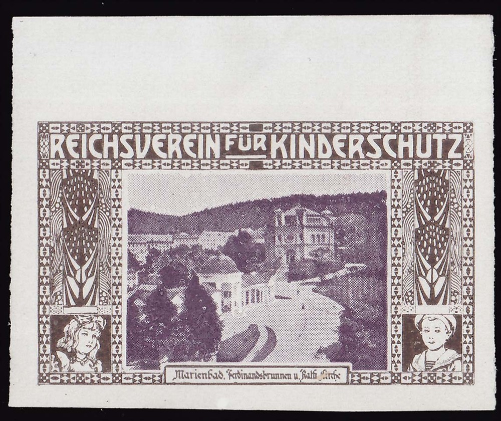 Germany – Child Protection Label Unused hinged.
