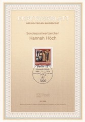 Berlin ETB 857 Scott 9N857 Hannah Hoch