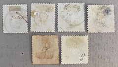 Saxony 15-20 / 1863 Embossed Arms Stamps / Complete Set / Used & Unused