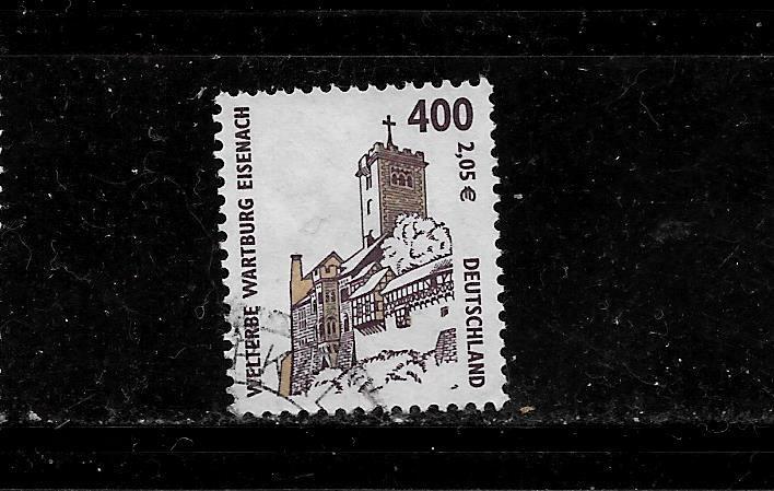 WEST GERMANY SC #1852 1994 400PF=2.05 EURO CASTLE DEFINITIVE SINGLE STAMP