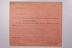 Germany 1918 POW Red Cross Card to France – L38462