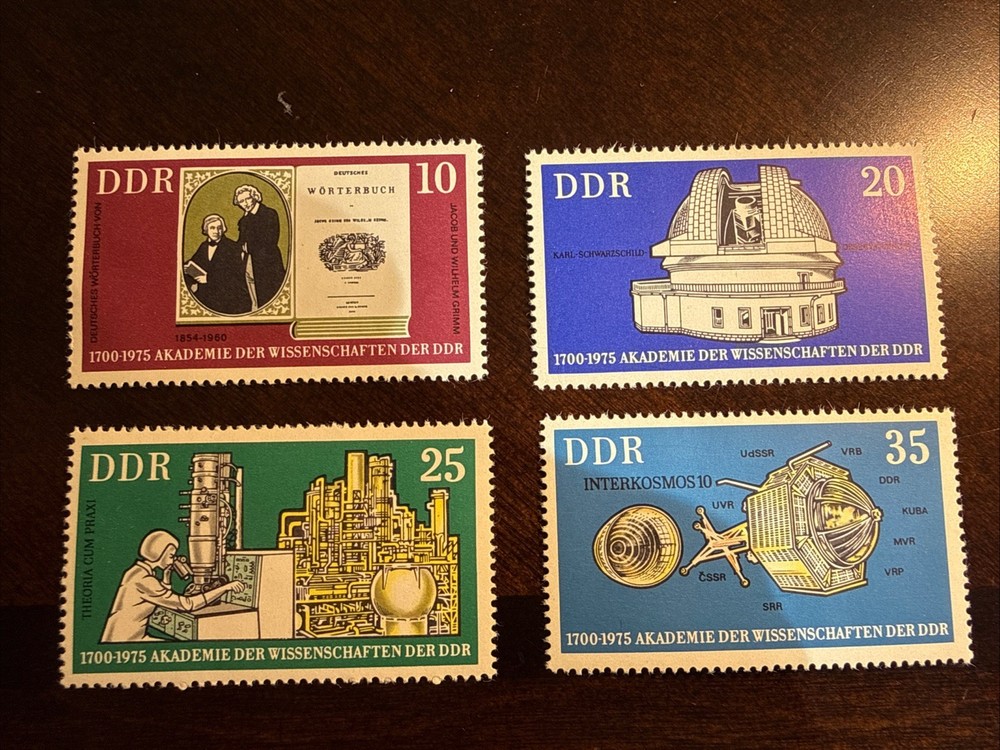 German Stamps DDR SC # 1661-1664 German Academy Of Sciences . MNH