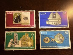 German Stamps DDR SC # 1661-1664 German Academy Of Sciences . MNH