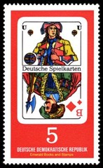 EBS East Germany DDR 1967 – Historic Playing Cards – Michel 1298-1301 MNH**
