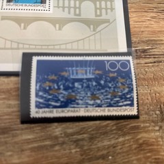 Lot Of 7 1990 Germany Deutsche Mini Sheet Berlin Wall MNH + Other Stamps.