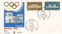 GERMANY 1970 Olympic Games – Munich, Germany FDC1462