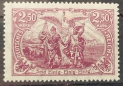 1920 German Empire 2.50 Mark Signed 1V MNH**(awei117