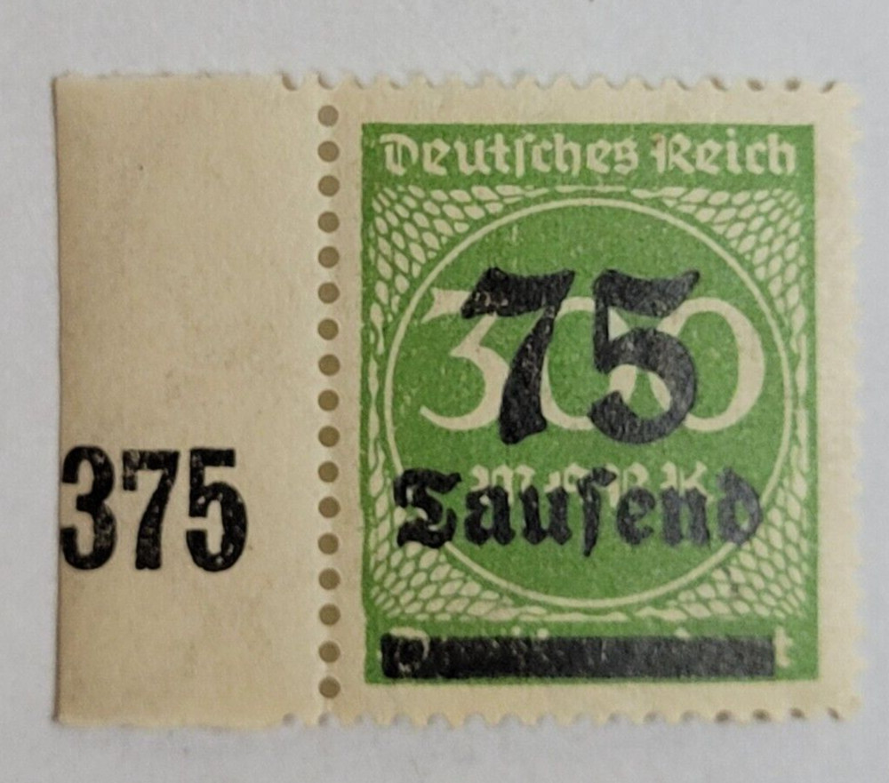 GERMANY ~ Deutrches Reich ~ 75 Saufend/300 Mark ~ Cancelled/Posted ~ c.1923