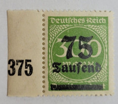 GERMANY ~ Deutrches Reich ~ 75 Saufend/300 Mark ~ Cancelled/Posted ~ c.1923