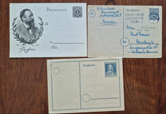 Lot of 3 Postal Cards from Germany mid-1900’s; Used to unused