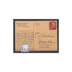 Federal Republic 1949, Mich. No.: 112 (PSo 2) postal stationery card abroad!!