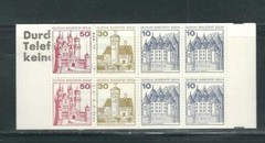 Germany Michel MH 10a Castles .Complete Booklet . MNH …