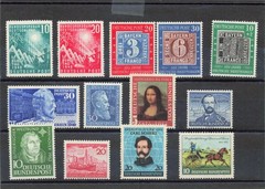GERMANY 1949-1953 MNH 665-721, B309-B337 ALL THE GOOD STUFF (NO POSTHORN)
