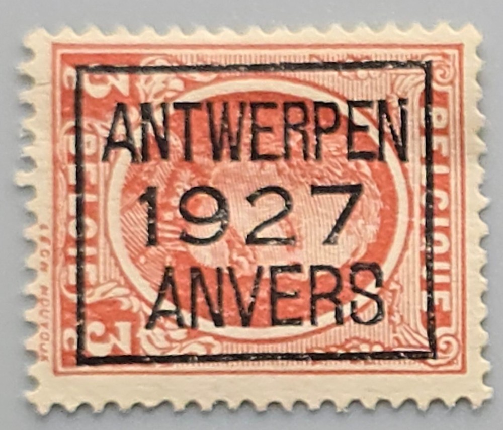 Germany 1927 Antwerp International Exposition Overprint Stamp Mint MH